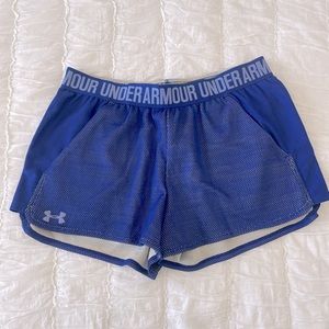 Blue Under Armour Athletic Shorts